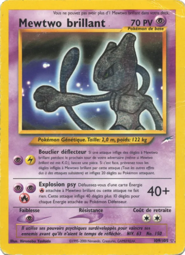 Mewtwo brillant, Neo Destiny 109