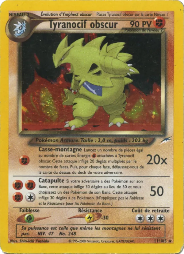Tyranocif obscur, Neo Destiny 11