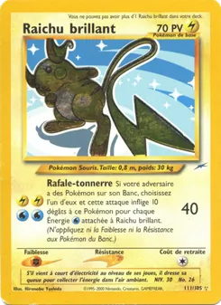 Raichu brillant, Neo Destiny 111