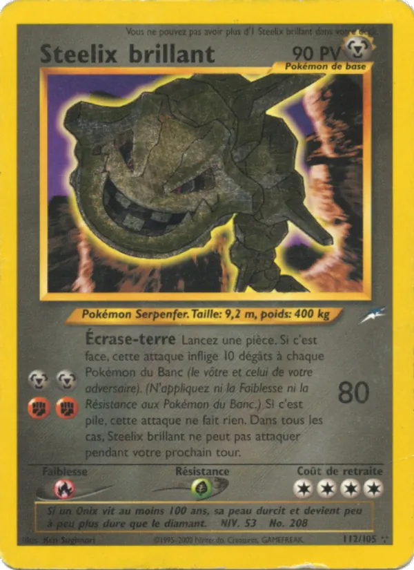 Steelix brillant, Neo Destiny 112