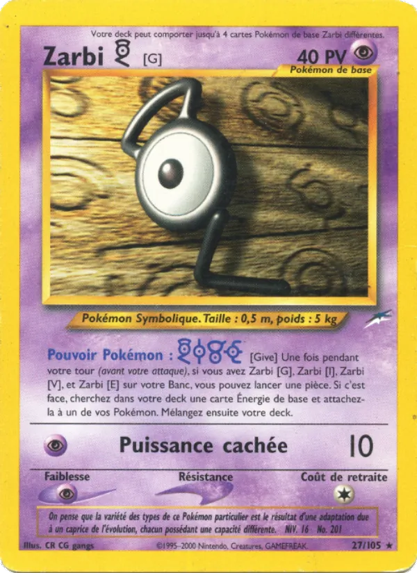 Zarbi G, Neo Destiny 27
