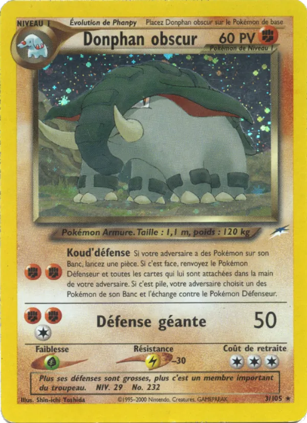 Donphan obscur, Neo Destiny 3