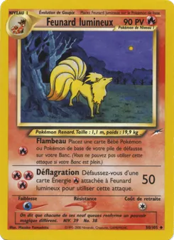 Feunard lumineux, Neo Destiny 50