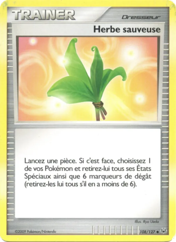Herbe sauveuse, Platine 108