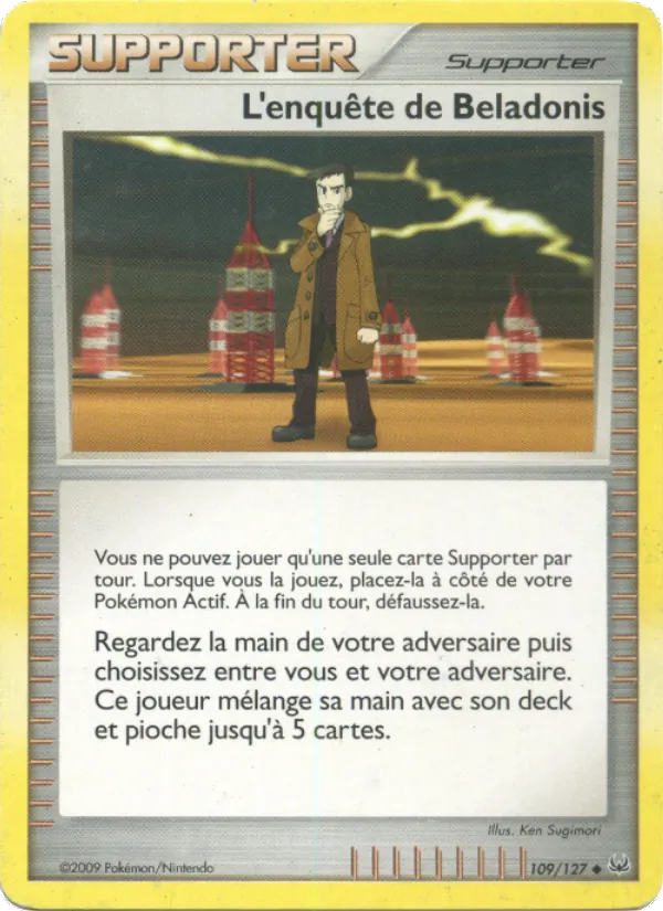 L'enquête de Beladonis, Platine 109