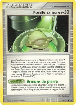 Fossile armure, Platine 119