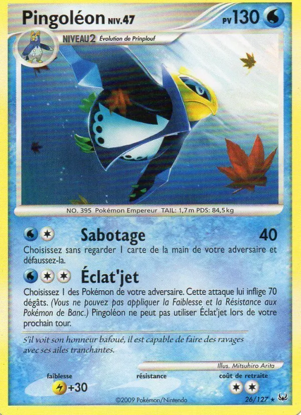 Pingoléon, Platine 26