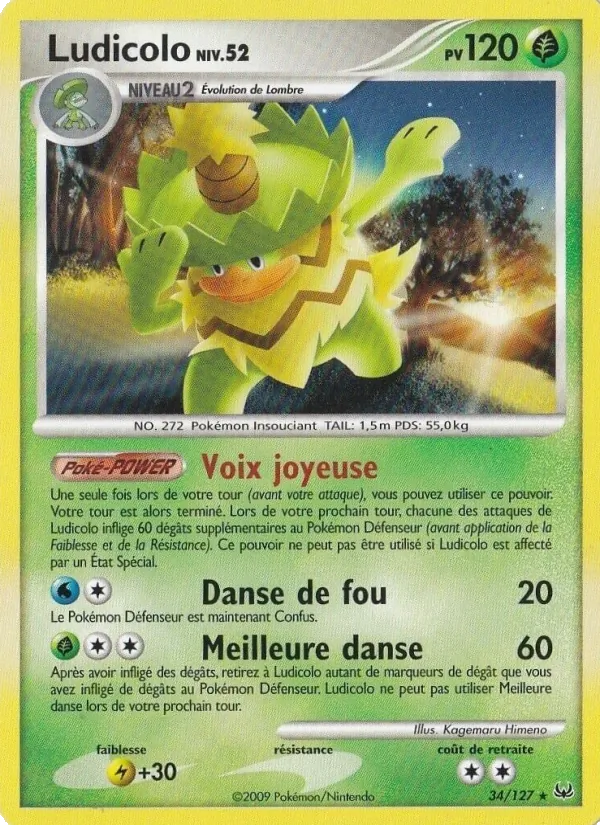 Ludicolo, Platine 34
