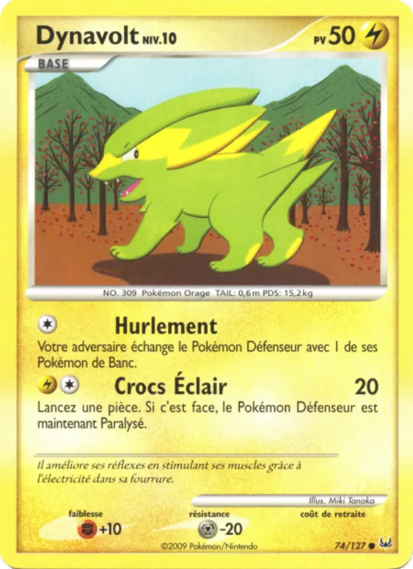 Dynavolt, Platine 74