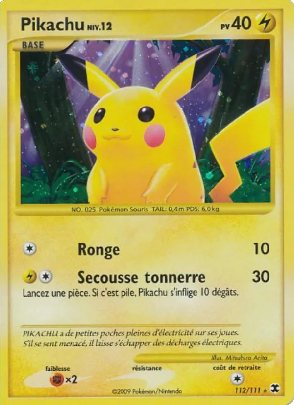 Pikachu Niv. 12, Rivaux Émergeants 112