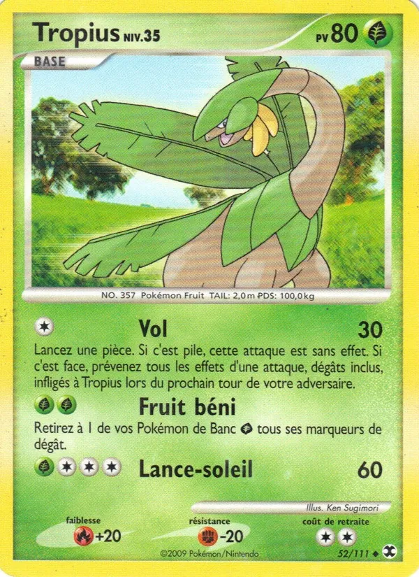 Tropius Niv. 35, Rivaux Émergeants 52