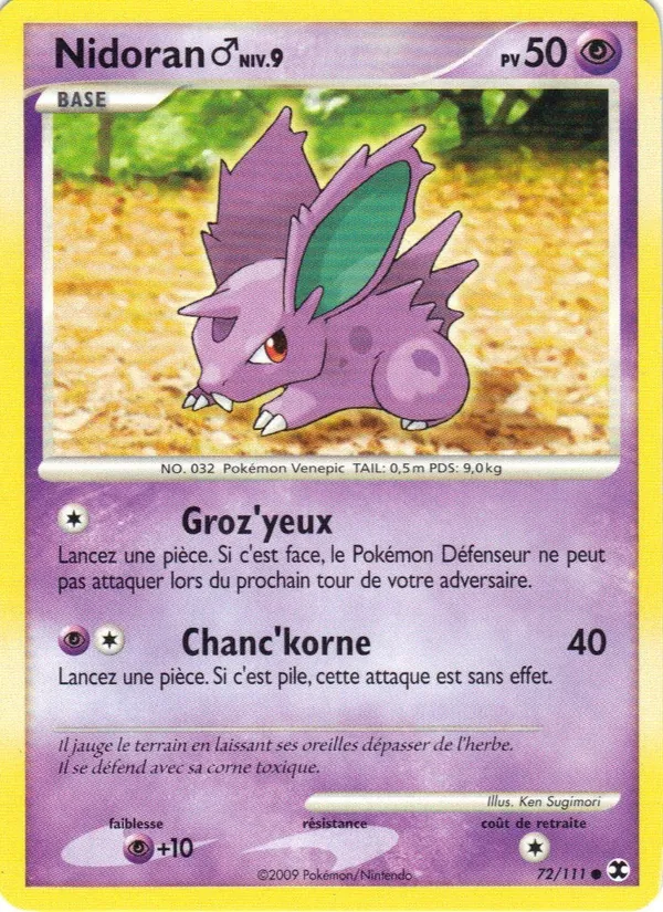 Nidoran♂ Niv. 9, Rivaux Émergeants 72