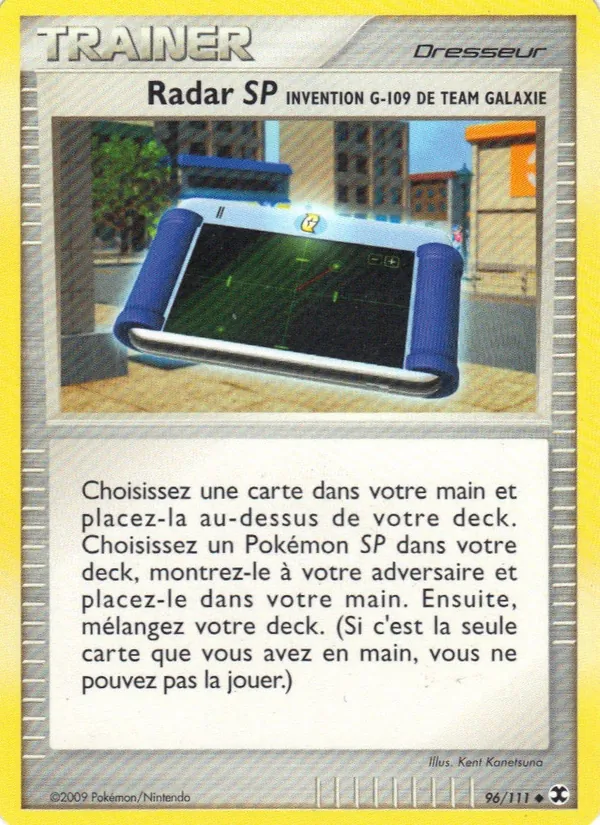 Radar SP Invention G-109 de Team Galaxie, Rivaux Émergeants 96