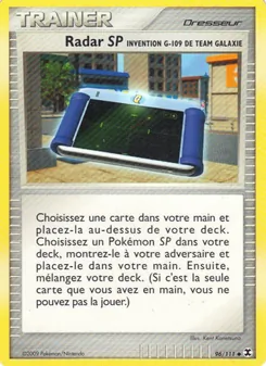 Radar SP Invention G-109 de Team Galaxie, Rivaux Émergeants 96