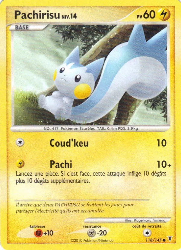 Pachirisu, Vainqueurs Suprêmes 118