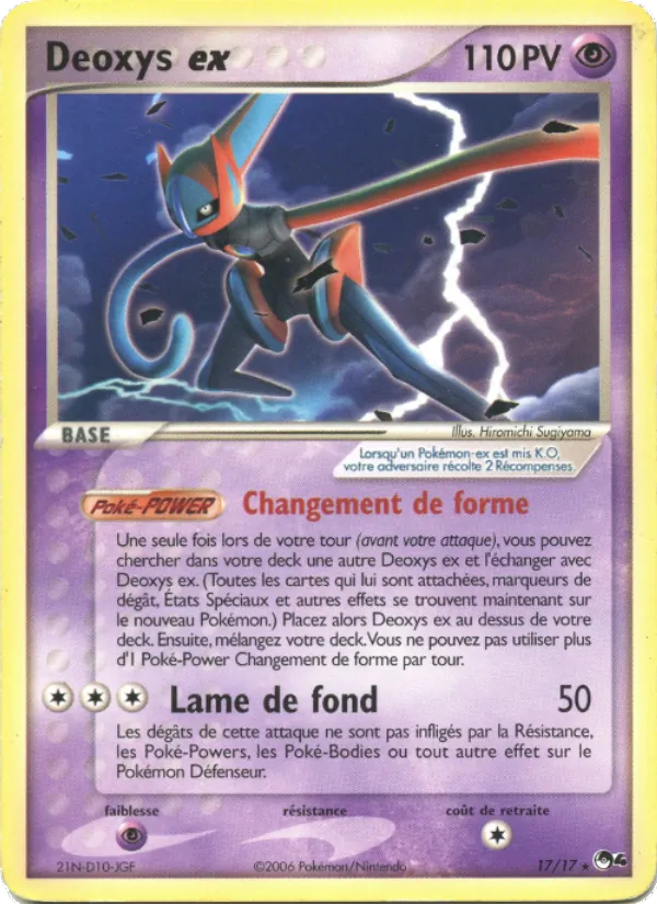 Deoxys ex, POP Série 4 17