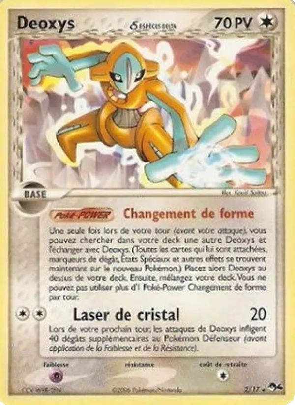 Deoxys δ, POP Série 4 2