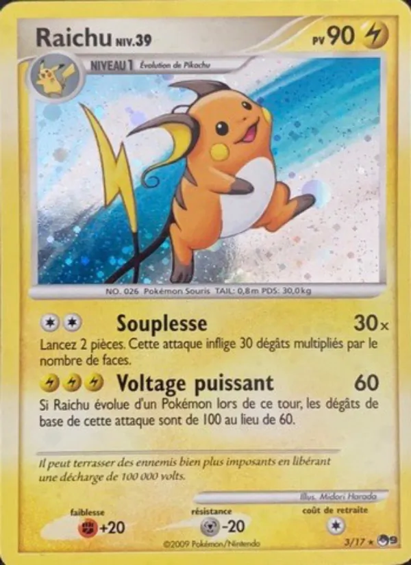 Raichu, POP Série 9 3