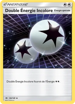 Double Énergie Incolore, Soleil et Lune 136