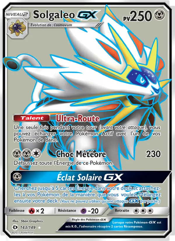 Solgaleo GX, Soleil et Lune 143