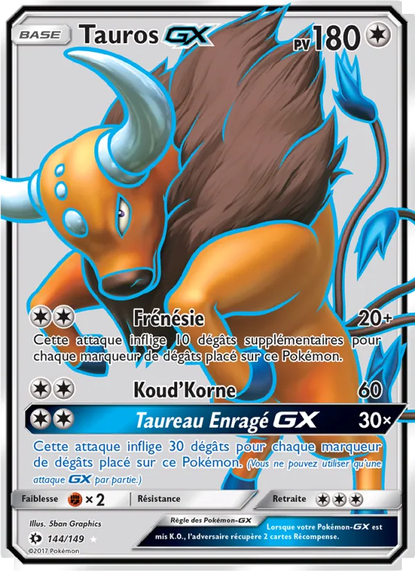 Tauros GX, Soleil et Lune 144