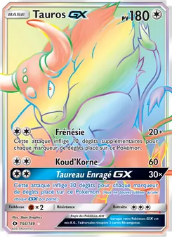 Tauros GX, Soleil et Lune 156