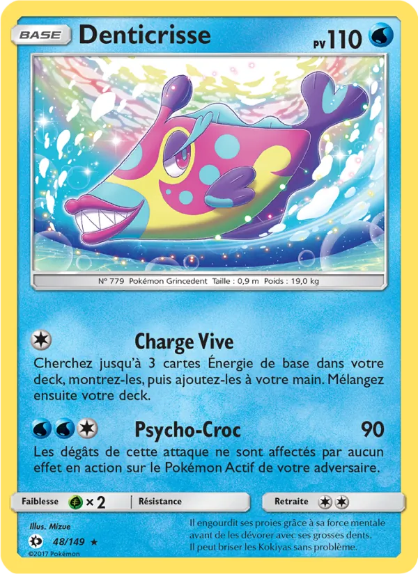 Denticrisse, Soleil et Lune 48
