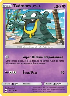 Tadmorv d’Alola, Soleil et Lune 57