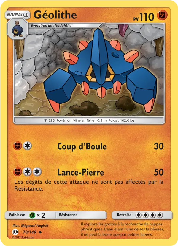 Géolithe, Soleil et Lune 70