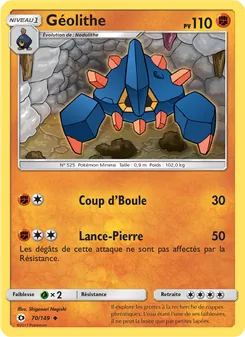 Géolithe, Soleil et Lune 70