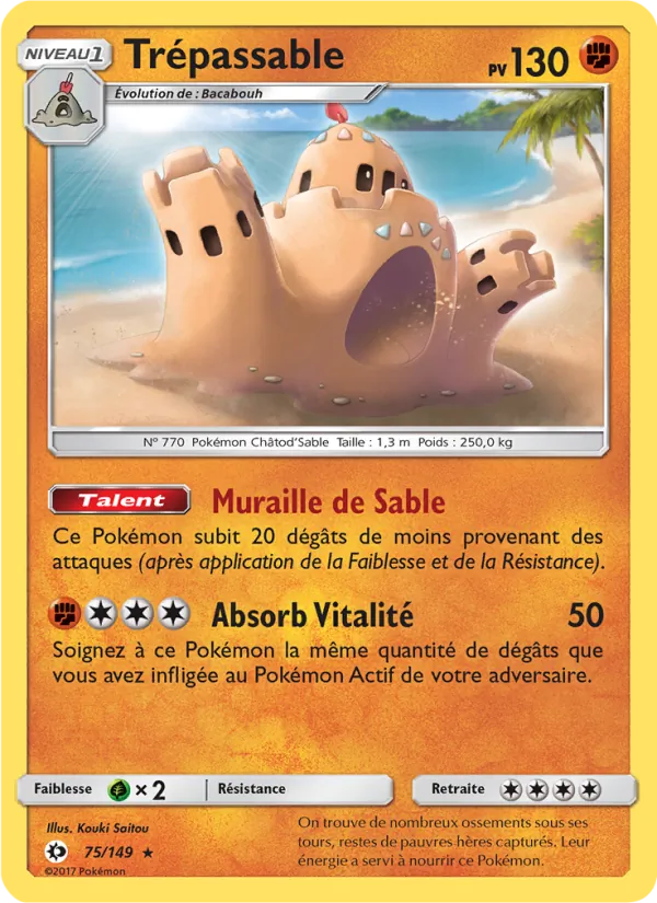 Trépassable, Soleil et Lune 75