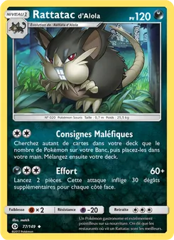 Rattatac d’Alola, Soleil et Lune 77