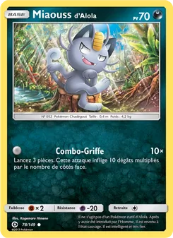 Miaouss d’Alola, Soleil et Lune 78