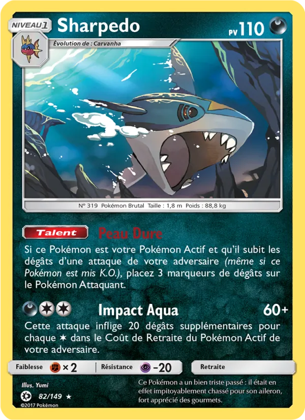 Sharpedo, Soleil et Lune 82