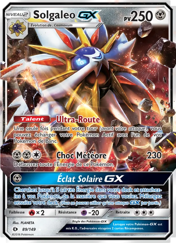 Solgaleo GX, Soleil et Lune 89