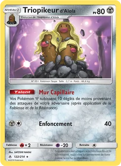 Triopikeur d’Alola, Alliance Infaillible 122