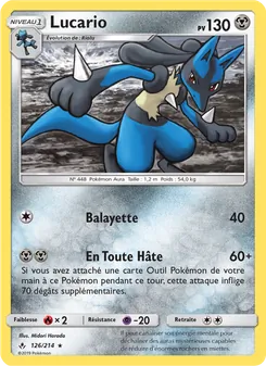 Lucario, Alliance Infaillible 126