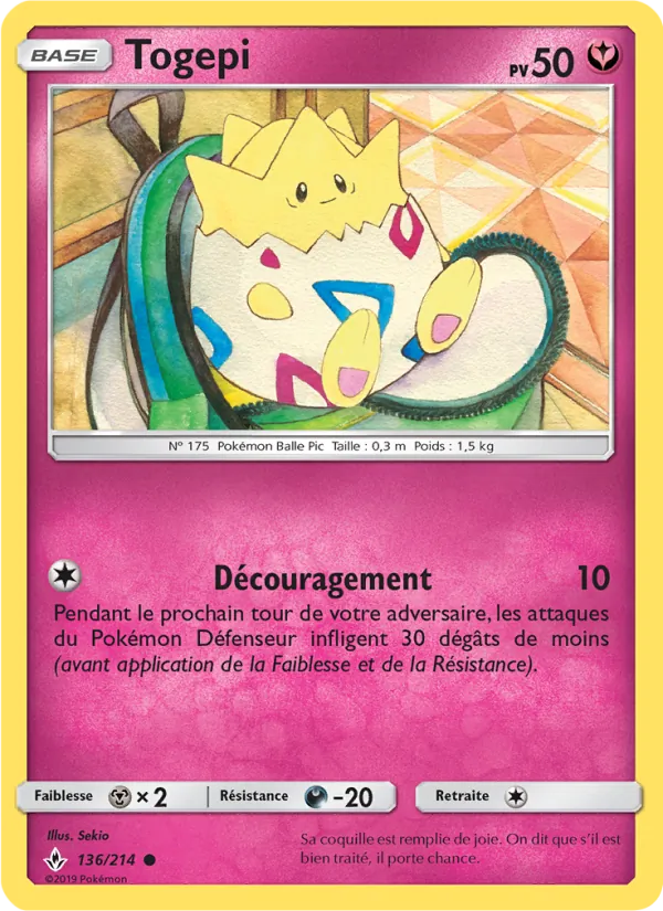 Togepi, Alliance Infaillible 136