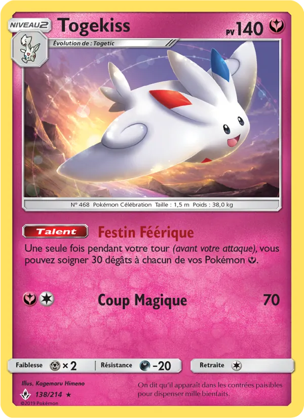 Togekiss, Alliance Infaillible 138