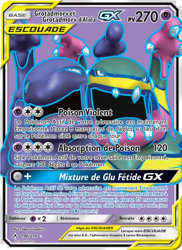 Grotadmorv et Grotadmorv d’Alola GX, Alliance Infaillible 196