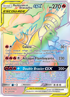 Reshiram et Dracaufeu GX, Alliance Infaillible 217