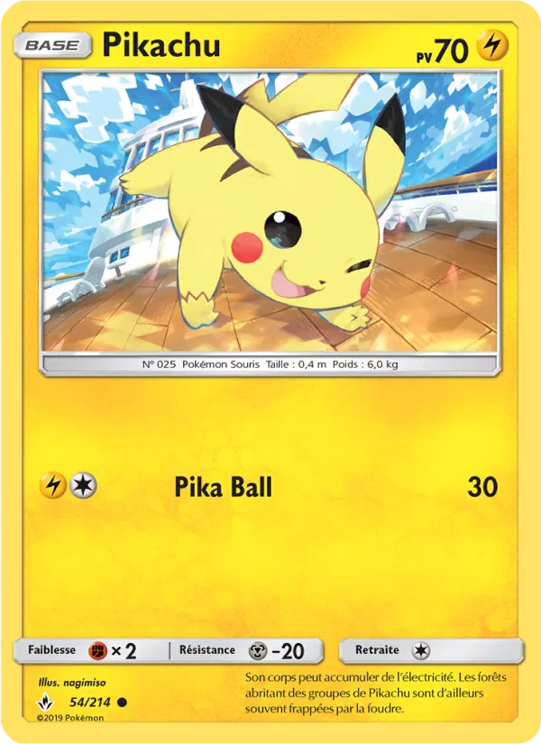 Pikachu, Alliance Infaillible 54
