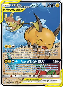 Raichu et Raichu d’Alola GX, Harmonie des Esprits 221