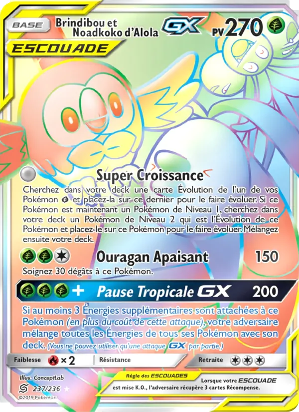 Brindibou et Noadkoko d’Alola GX, Harmonie des Esprits 237