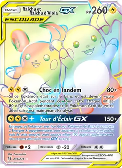 Raichu et Raichu d’Alola GX, Harmonie des Esprits 241
