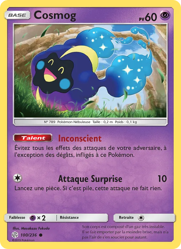 Cosmog, Éclipse Cosmique 100
