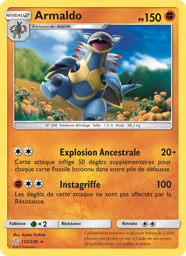 Armaldo, Éclipse Cosmique 112