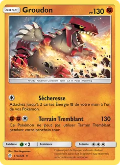 Groudon, Éclipse Cosmique 113