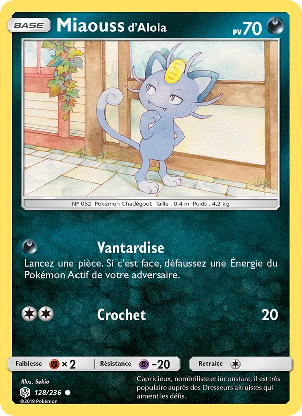 Miaouss d’Alola, Éclipse Cosmique 128