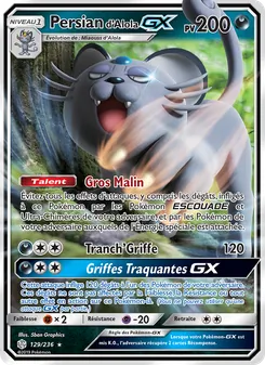 Persian d’Alola GX, Éclipse Cosmique 129